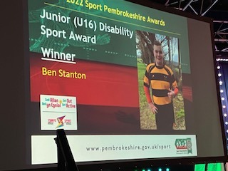 Ben Stanton SP Award Winner
