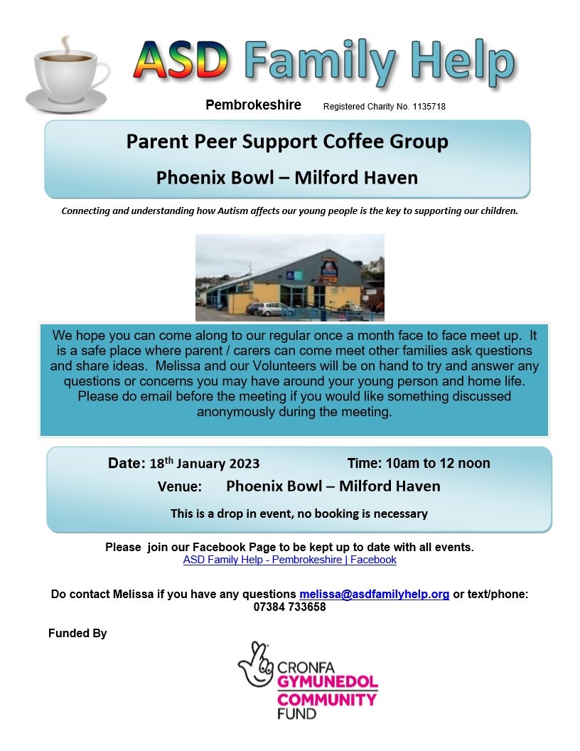 ASD FH Coffee Group Poster Milford Haven_1